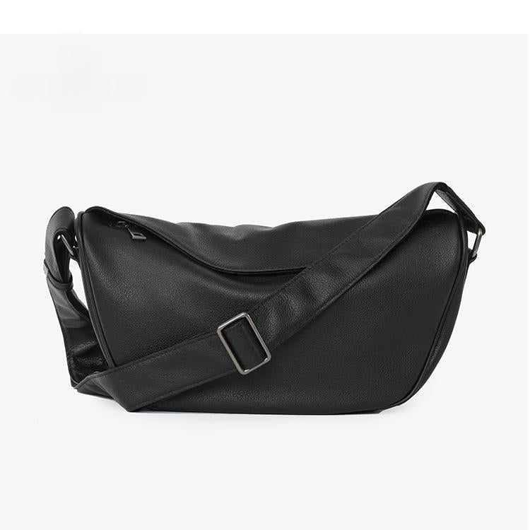 Premier couche Cowhide véritable sac de corps en cuir