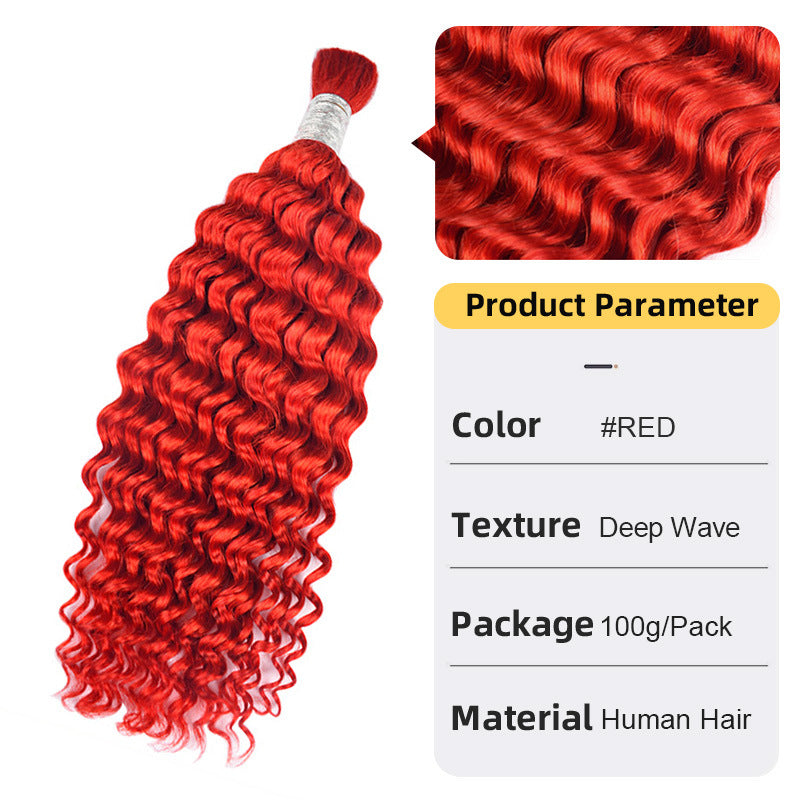 Deep Wave femmes extension cheveux vrac