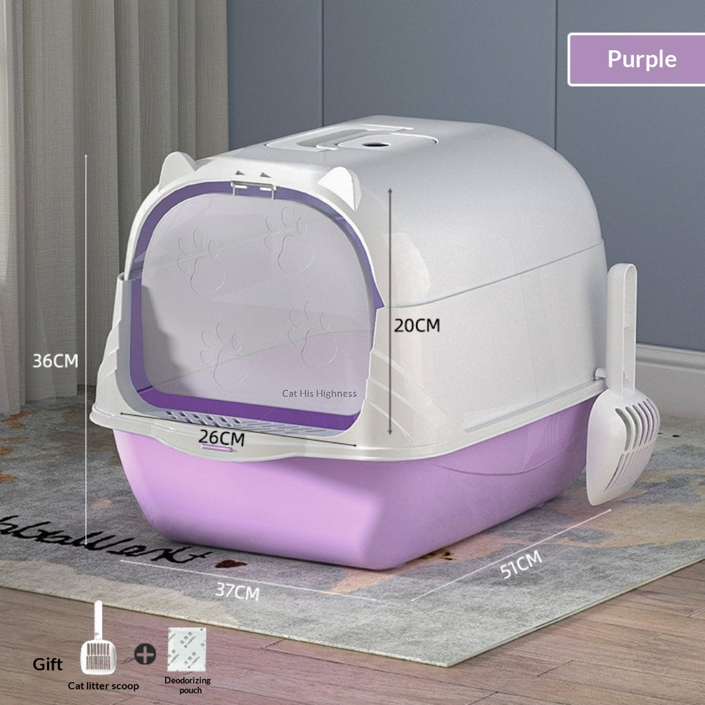 Boîte à litière pour chats extra-large