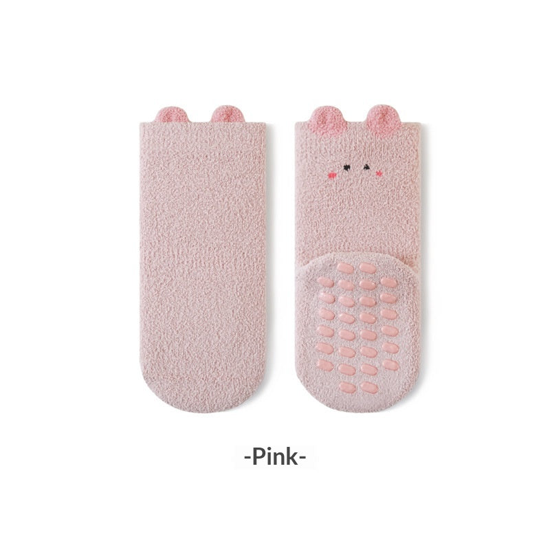Apprentissage Chaussettes Cartoon Accueil Chaussettes Enfants Lignée de voile