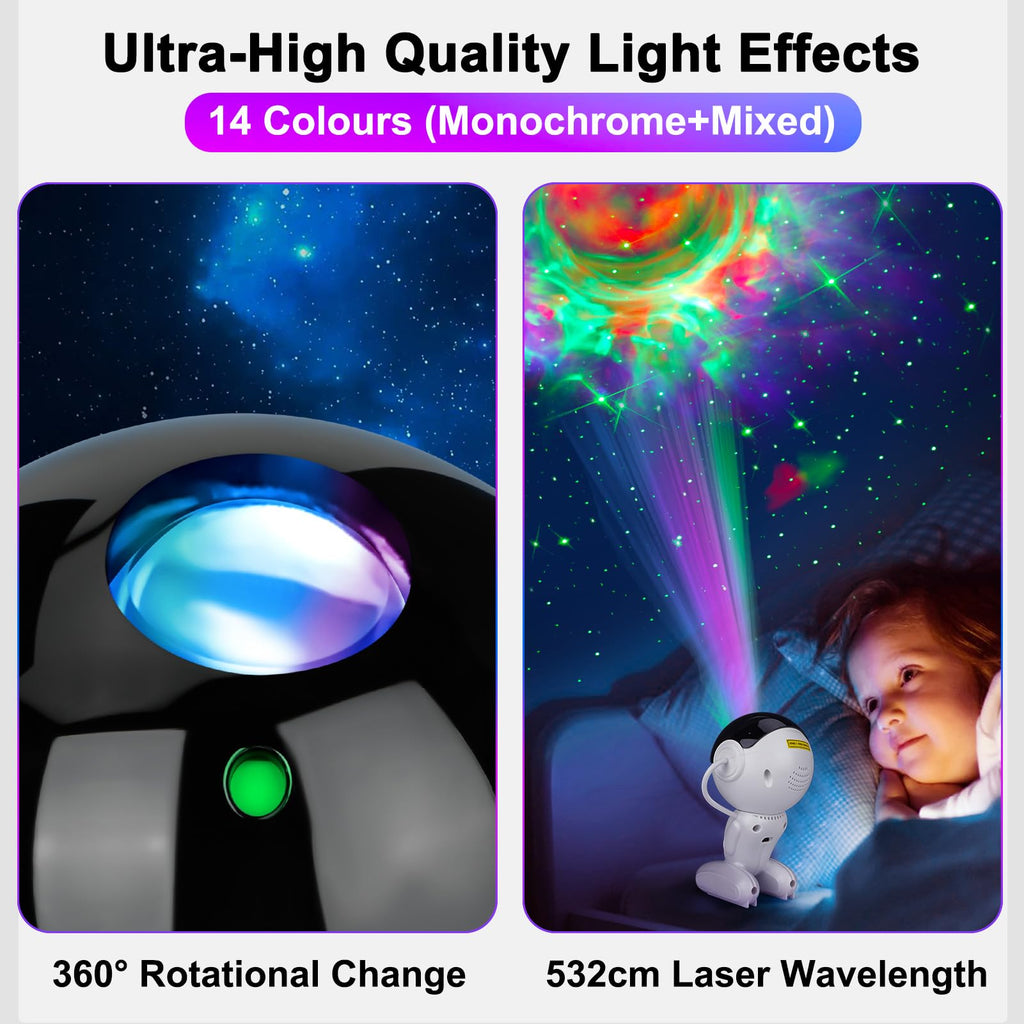 Astronaute Galaxy Night Light