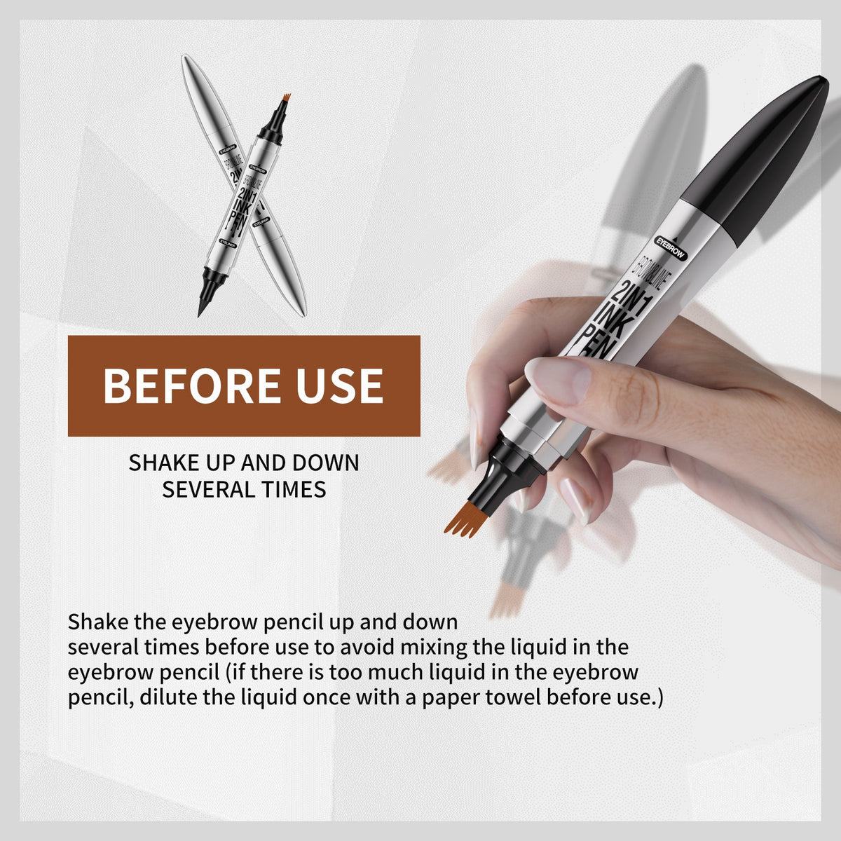 2-in-1 Microblading Eyebrow Pen