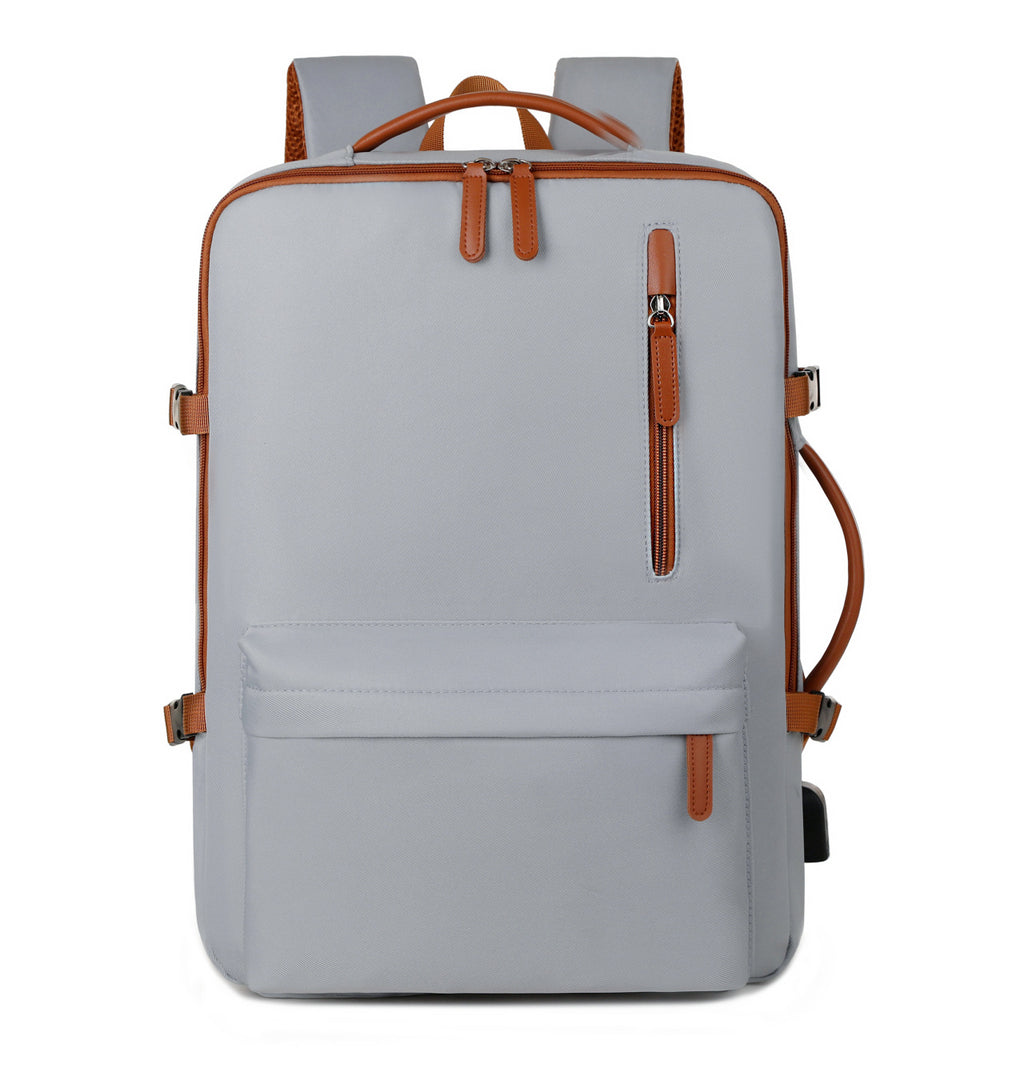 Sac portable de voyage d'affaires avec port de recharge USB double-épaule