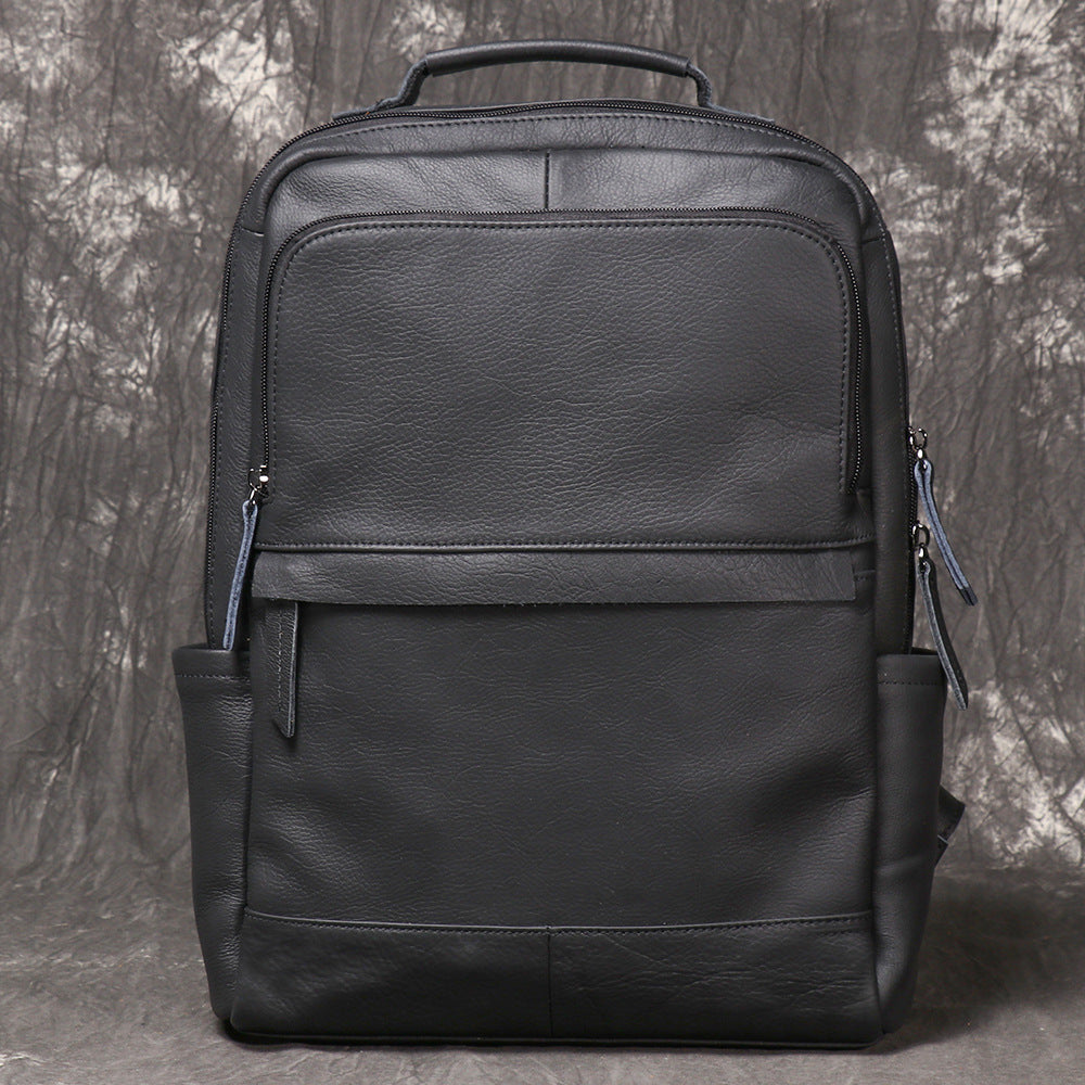 Sac à dos en cuir pour hommes de style rétro