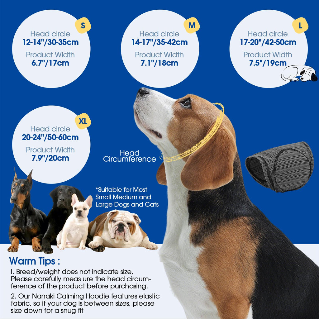 Couverture d'oreille pour chiens doux pour les bruits durs
