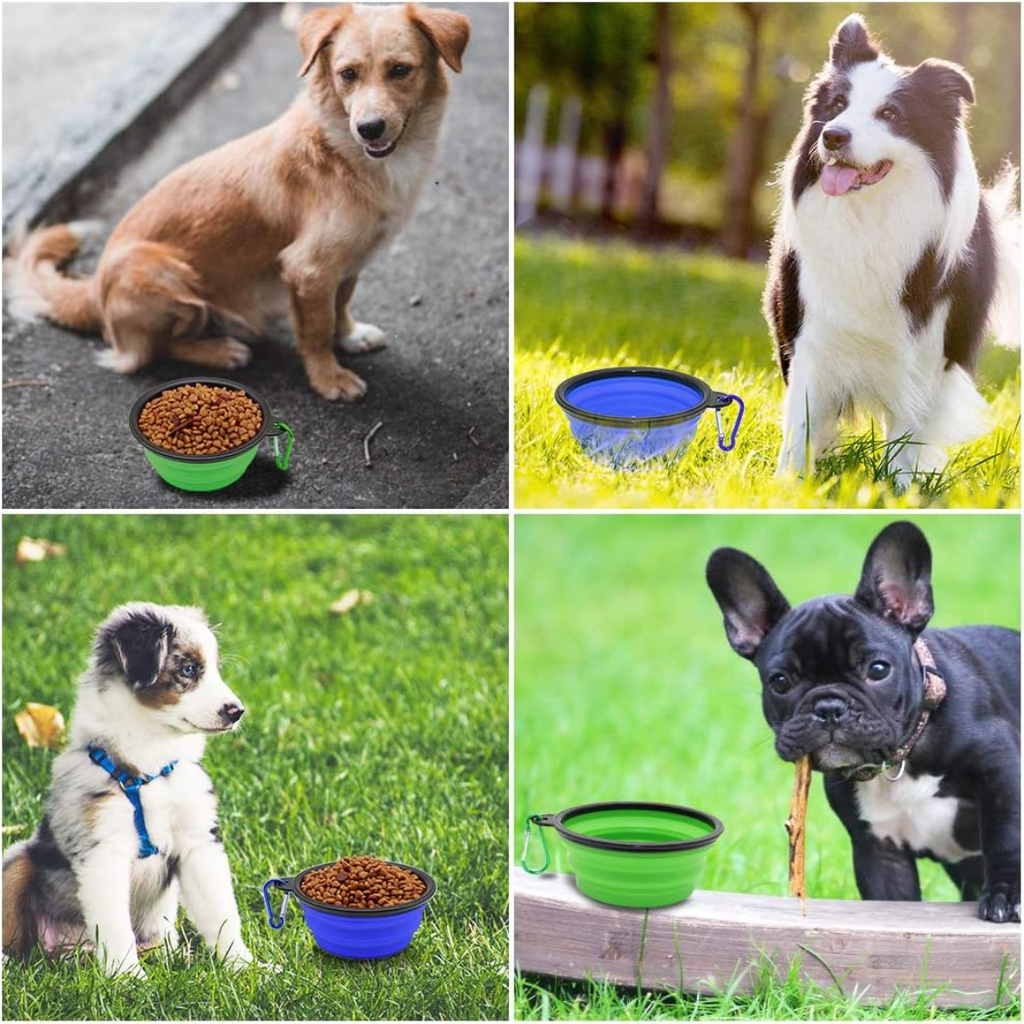 Bols collapsibles pour chien