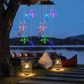 1Pc 2Pc Quantité Options Solaire Lune et Étoile Vent Chime 7 Couleur Changement de vent Chime pour Ou