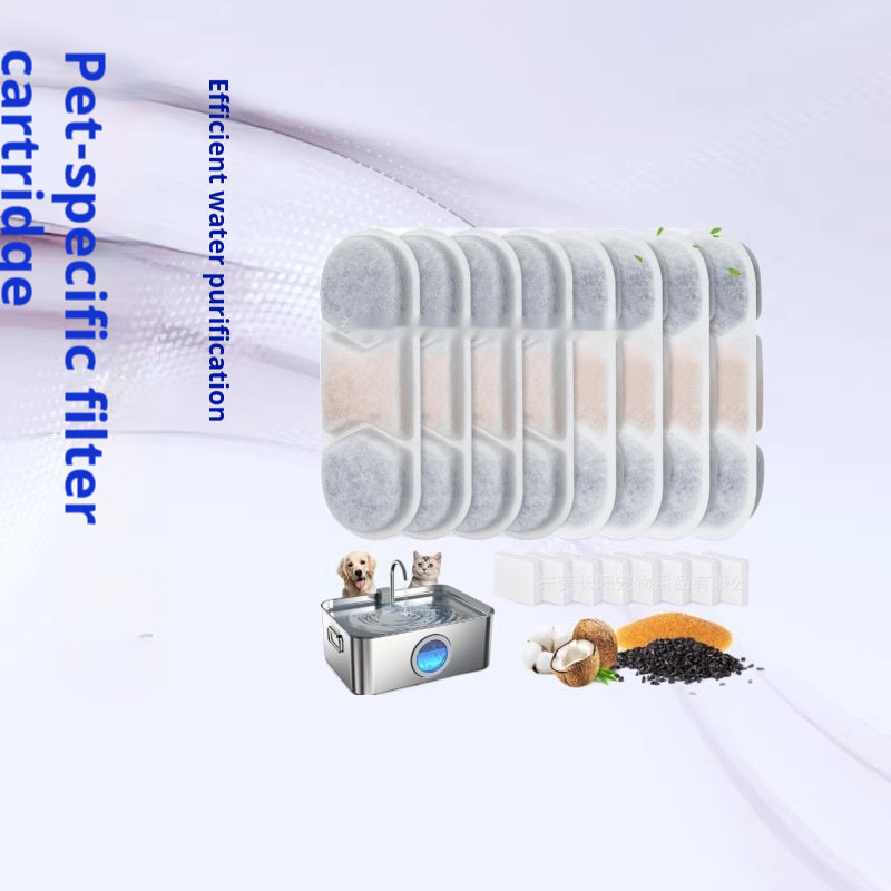 Cartouche de filtre en acier inoxydable pour animaux de compagnie