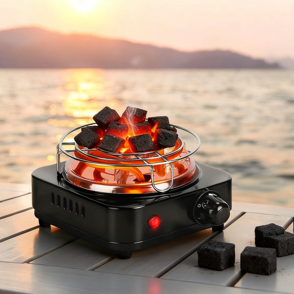 Brûleur de charbon électrique pour Hookah - 500W Chauffage rapide