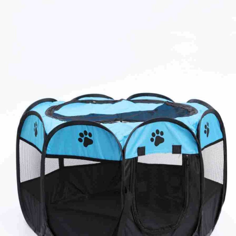 Octagonal Cage Fence Cloth Tente Rangement facile Nid de chat