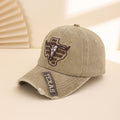 Fashionable Classic Lavé à l'eau Brodé Cowboy Casquette de baseball avec patch et broderie