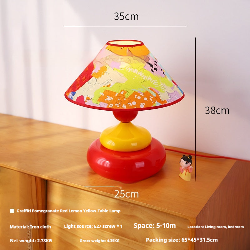 Lampe nordique de chambre à coucher design rétro