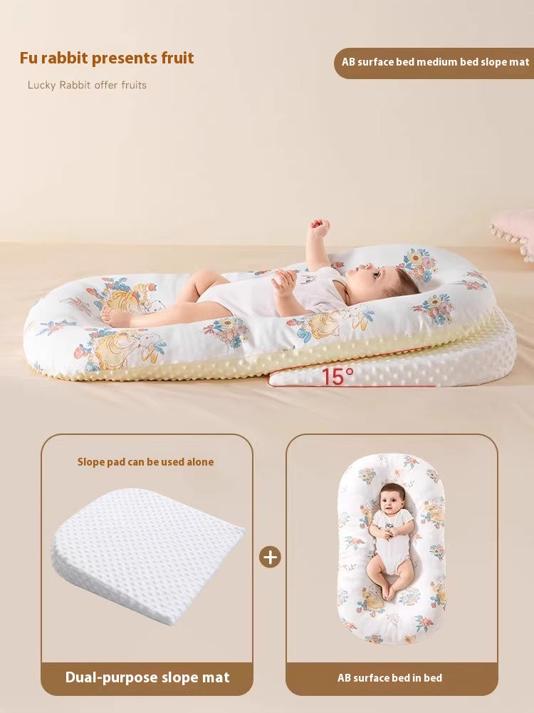 Minimally imprimé bébé apaisant et lit anti-stupéfiant