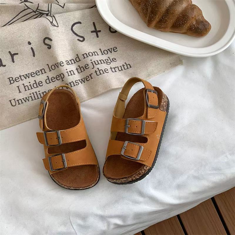 Sandales de mode d'été pour garçons et filles mignon dessin animé