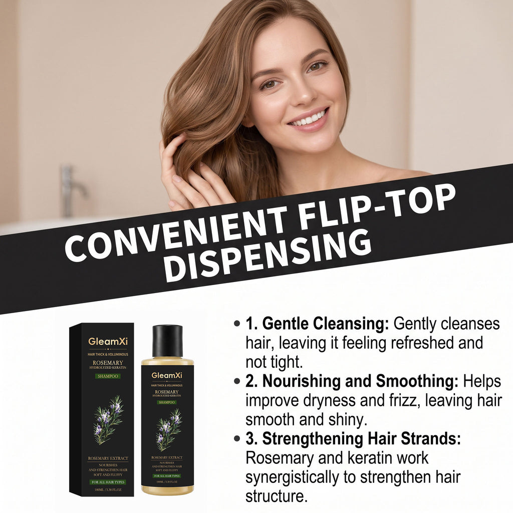 Shampooing de romarin nettoyant doux