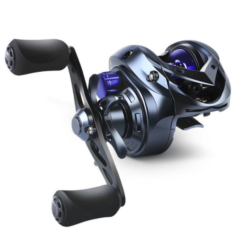 Ultra-léger Long-cast Black Lure Fishing Bobine polyvalente pour la pêche au radeau