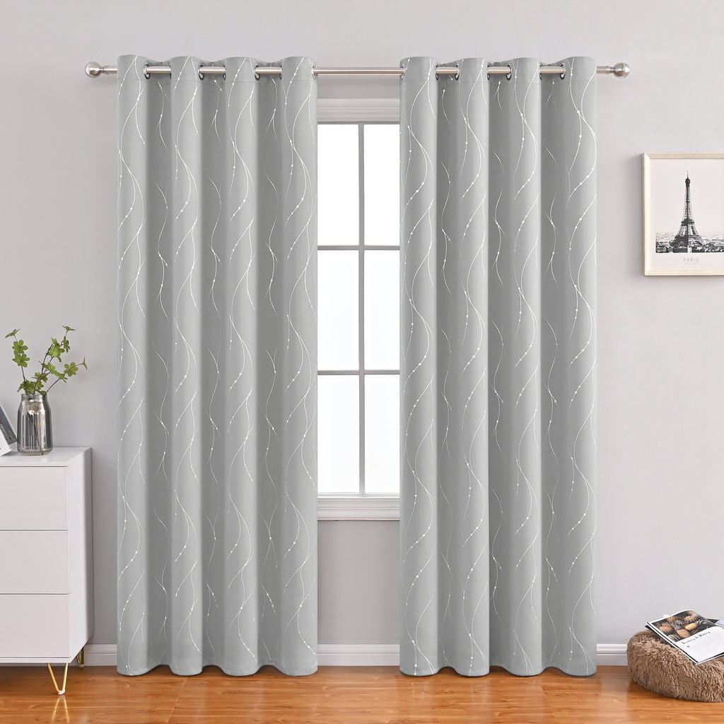 Moderne Minimalist Ameublement Rideaux décoratifs noir