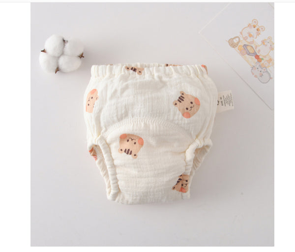 Style coréen Cotton Baby Training Apprentissage Gauze Pantalons de couches