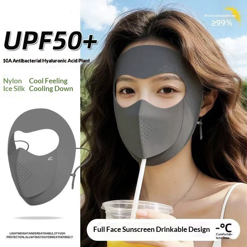 Masque plein écran solaire pour les filles