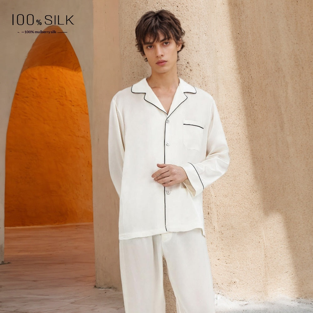 Mumi Pajamas en soie lourde pour les hommes