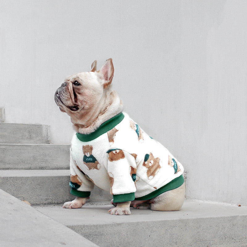Pyjama de chien français Vêtements d'hiver Corgi