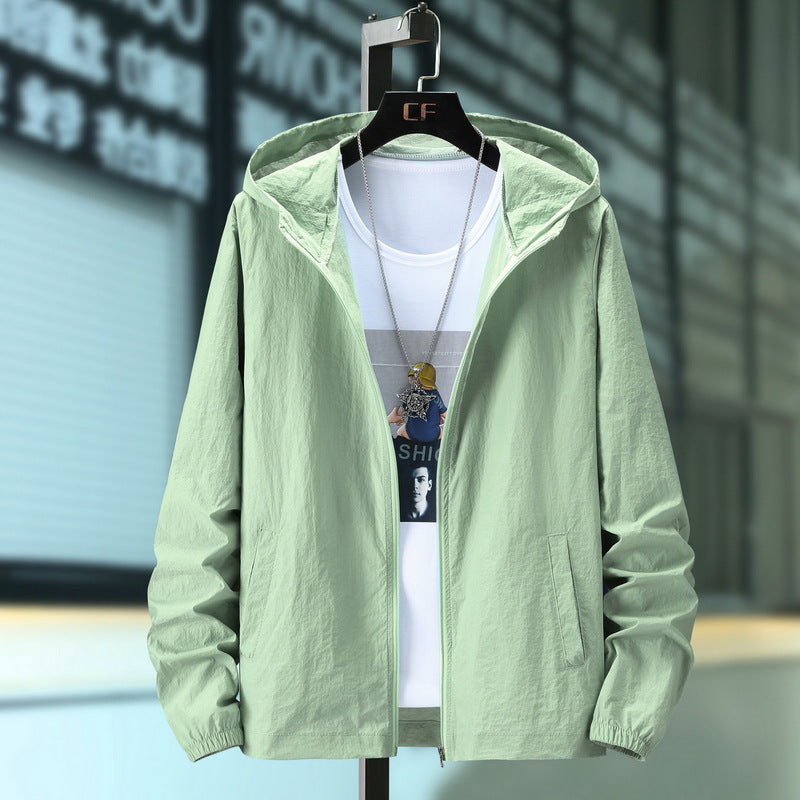 Vêtements de protection solaire à capuchon à la mode Plus-taille