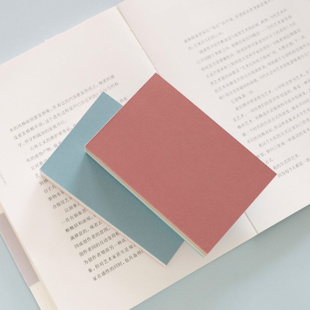Color Notes Post-it Creative Note Paper Self-Adhesive Stickers Strip Marker Net Red Large