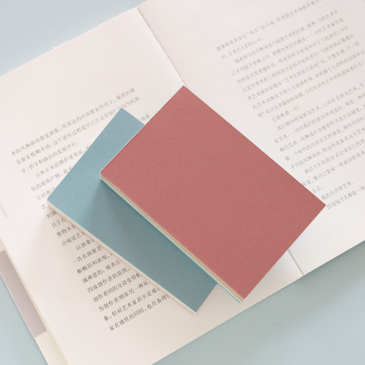 Color Notes Post-it Creative Note Paper Self-Adhesive Stickers Strip Marker Net Red Large