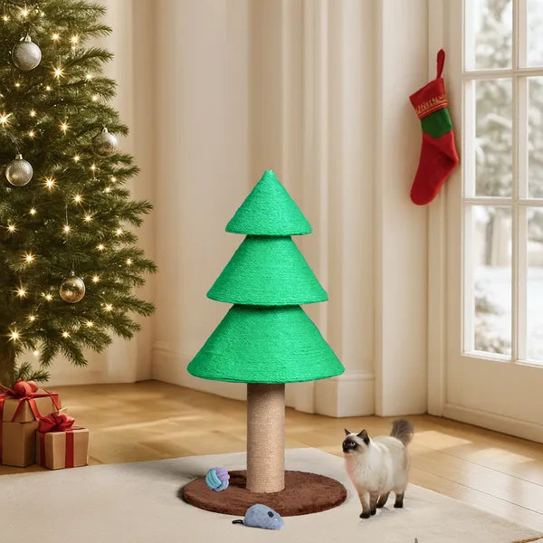 31.5dans l'arbre de Noël Cat Scratcher