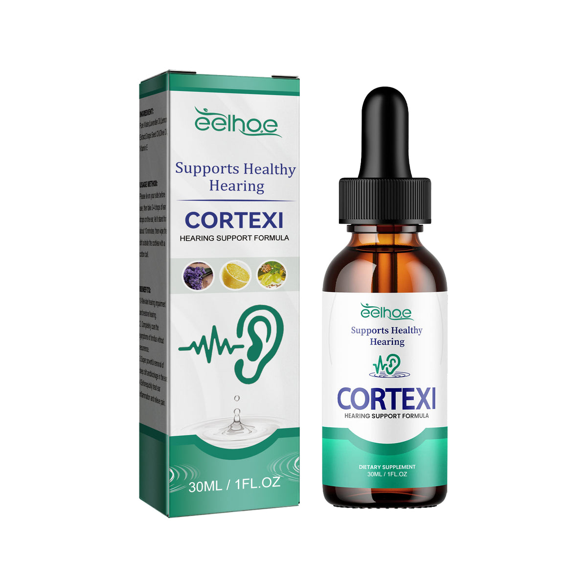 Apaisant les gouttes d'oreille 30ml par bouteille
