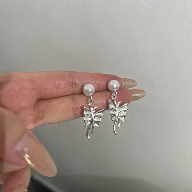 Boucles d'oreilles Perle Femmes haut de gamme Ear Drop Explosions Niche Design Light Luxury Ear Bijoux