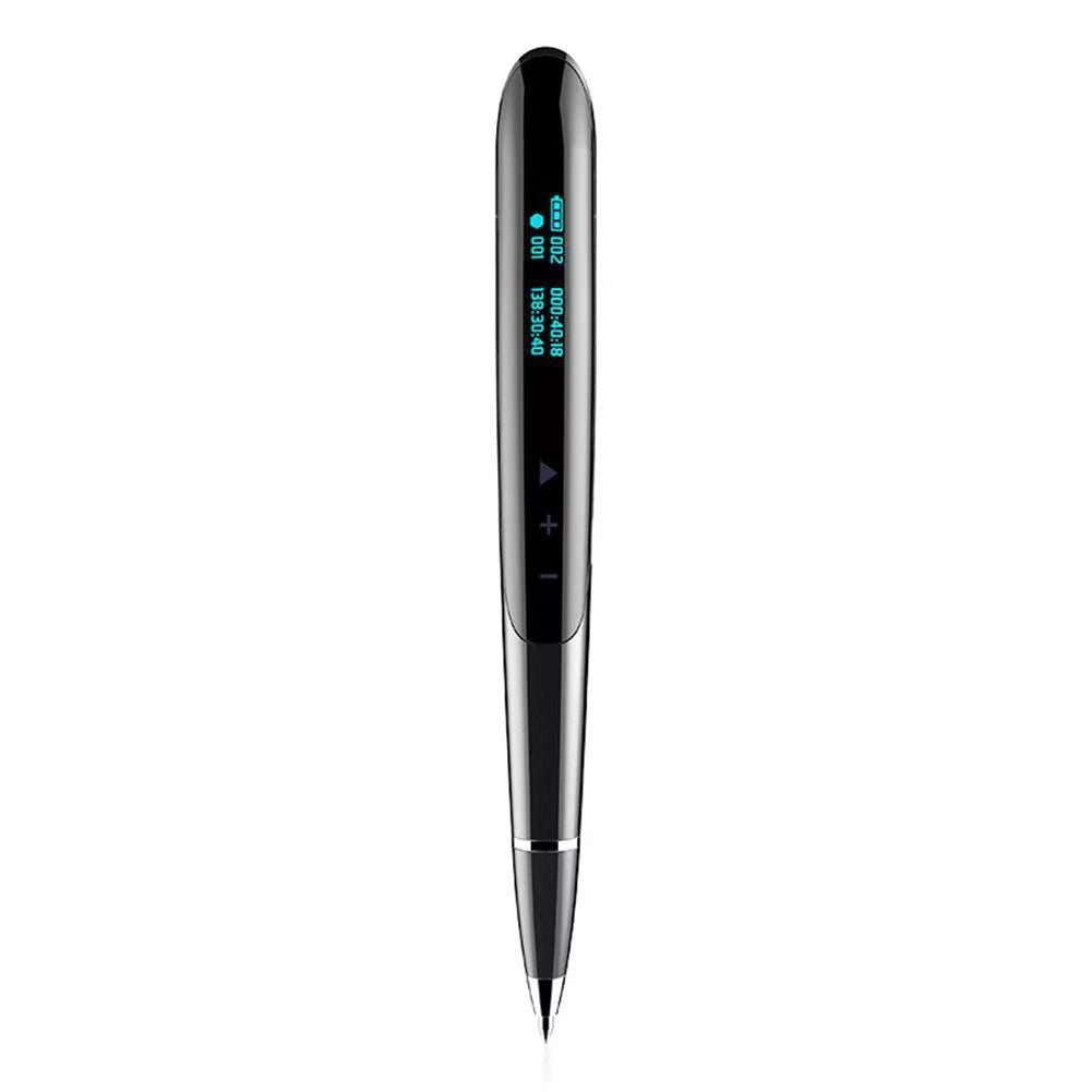 Lossless writable recording pen with display screen
