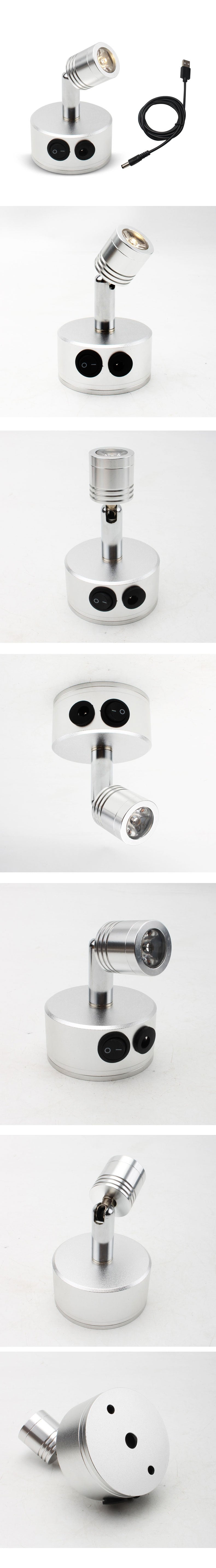 Lampe LED rechargeable Petit Spotlight Exposition Spotlight 3W