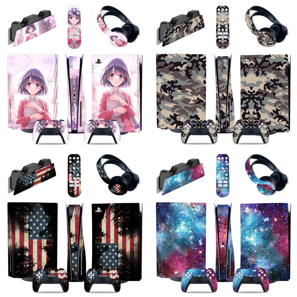 PS5 Sticker Set Jeu Console Sticker corps complet