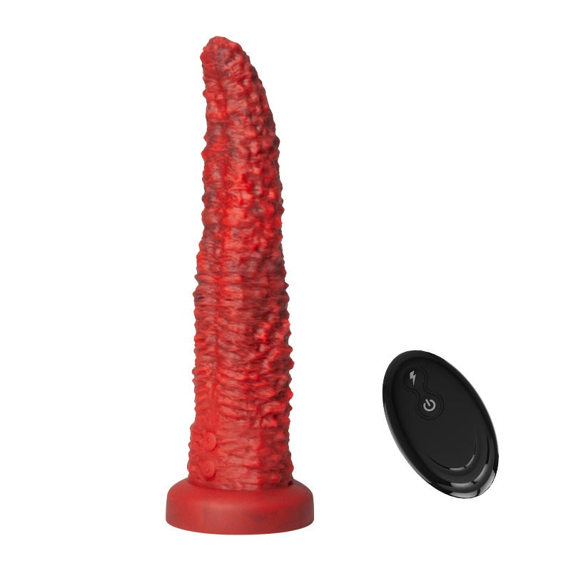 Jouet de dildo anatomique vibrant à télécommande sans fil