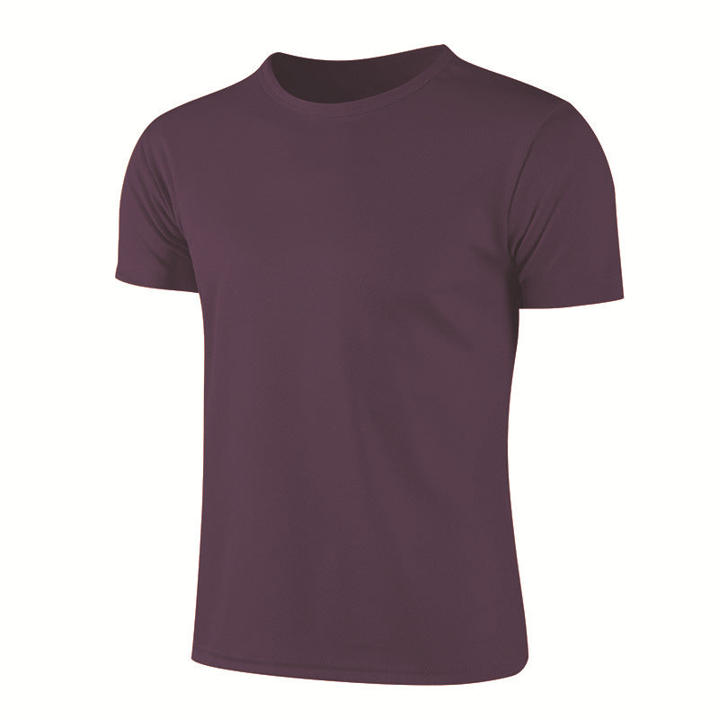 Hommes Col d'équipage Quick Dry manches courtes T Shirts Populaire Européen American Sports Plus Taille T