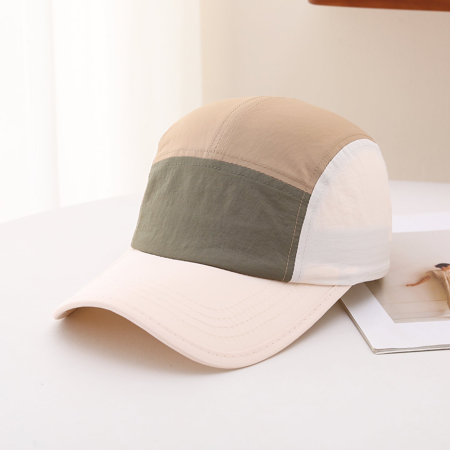 Light Board Patchwork Color-matching résistant à l'eau Lightweight Casual Style simple Adjus