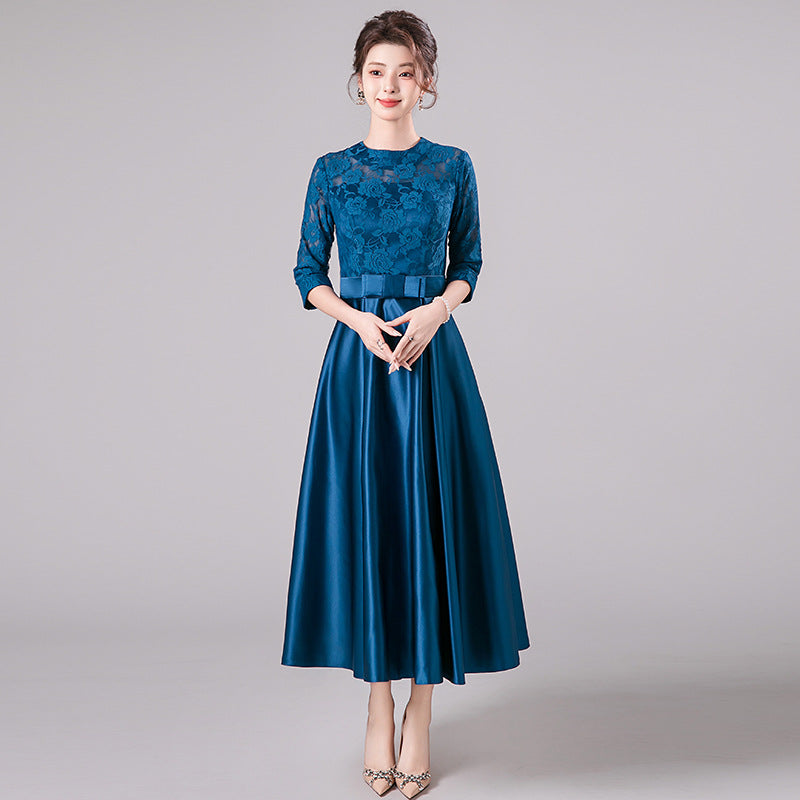 Robe de fête d'anniversaire simple et élégante