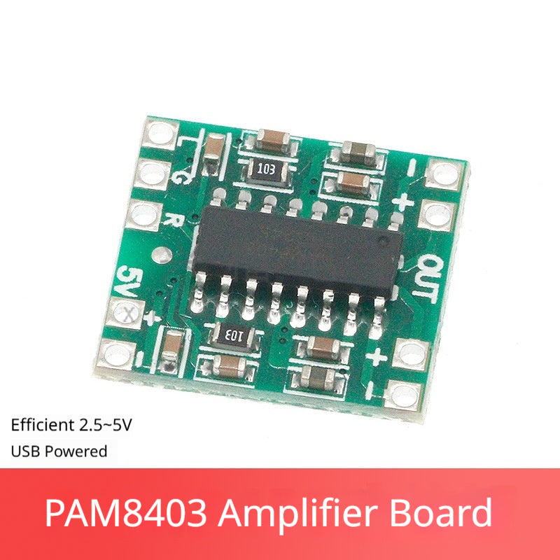Amplificateur numérique Ultra-Mini 2 X 3W PAM8403 Amplificateur