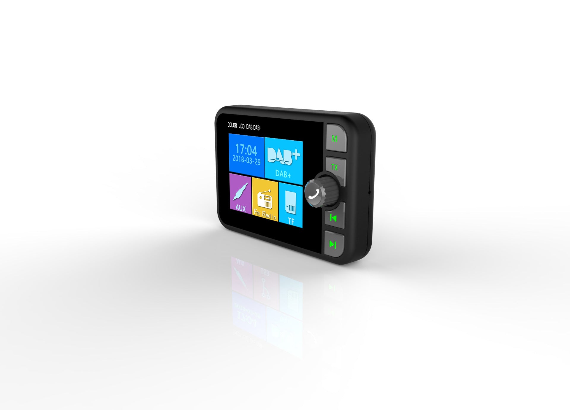 Station européenne écran couleur populaire voiture DAB récepteur numérique Bluetooth MP3 multifonction