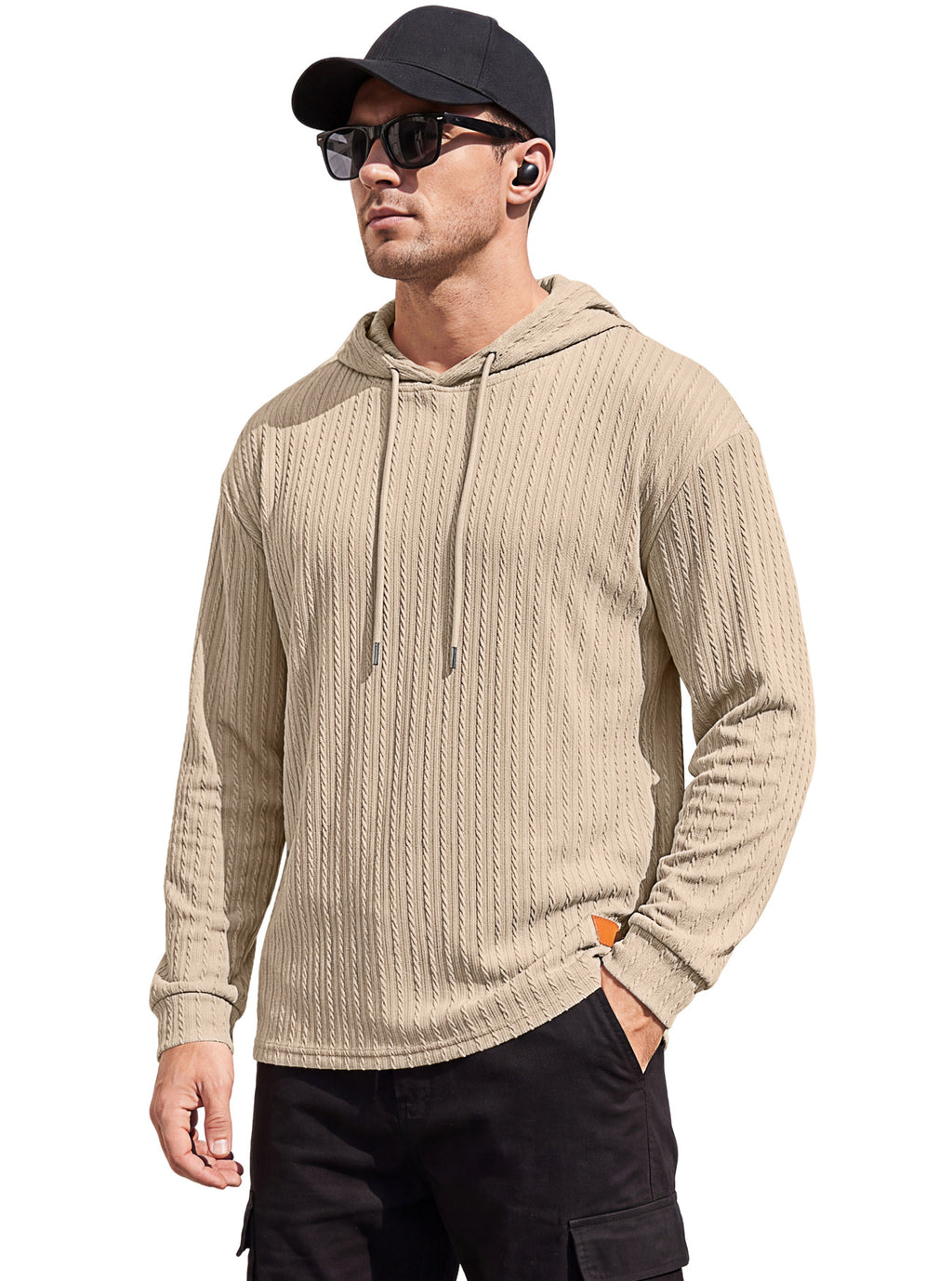 Polo à capuchon pour hommes