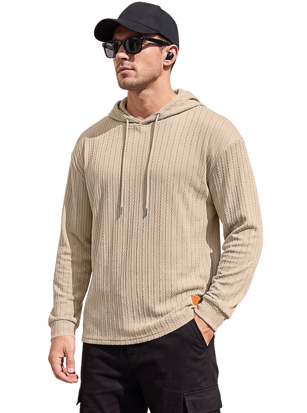 Polo à capuchon pour hommes