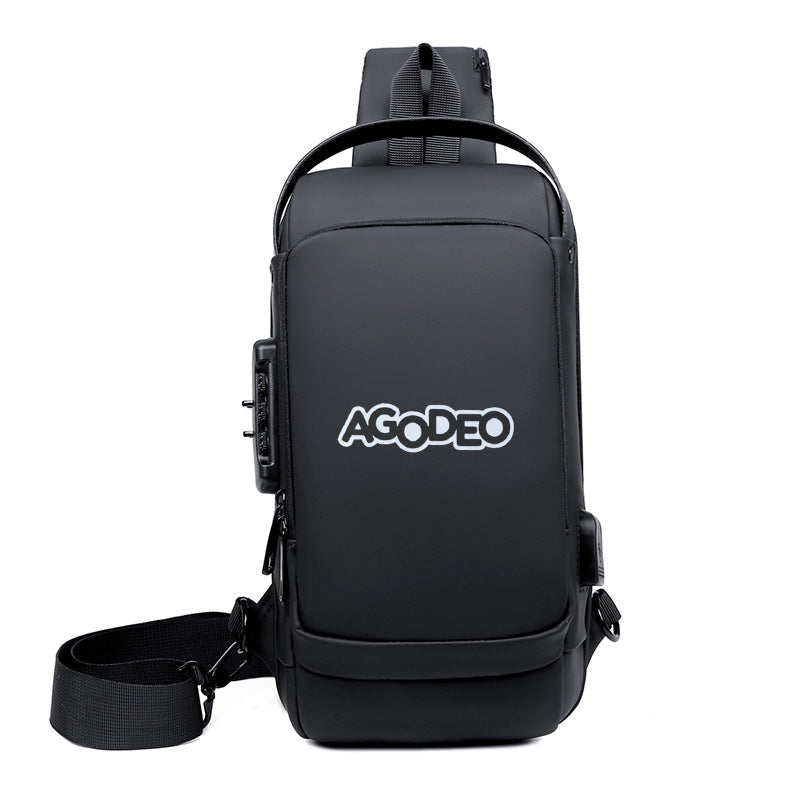 Trendy Korean Style Lightweight Simple Crossbody Bag for Men