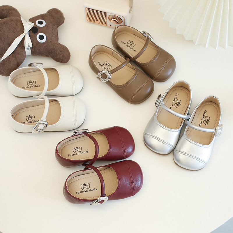 Mode Personnalité Française Fille Vintage Mary Jane Chaussures