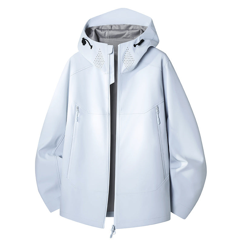Hommes imperméable à l'eau et chaud en plein air veste Softshell