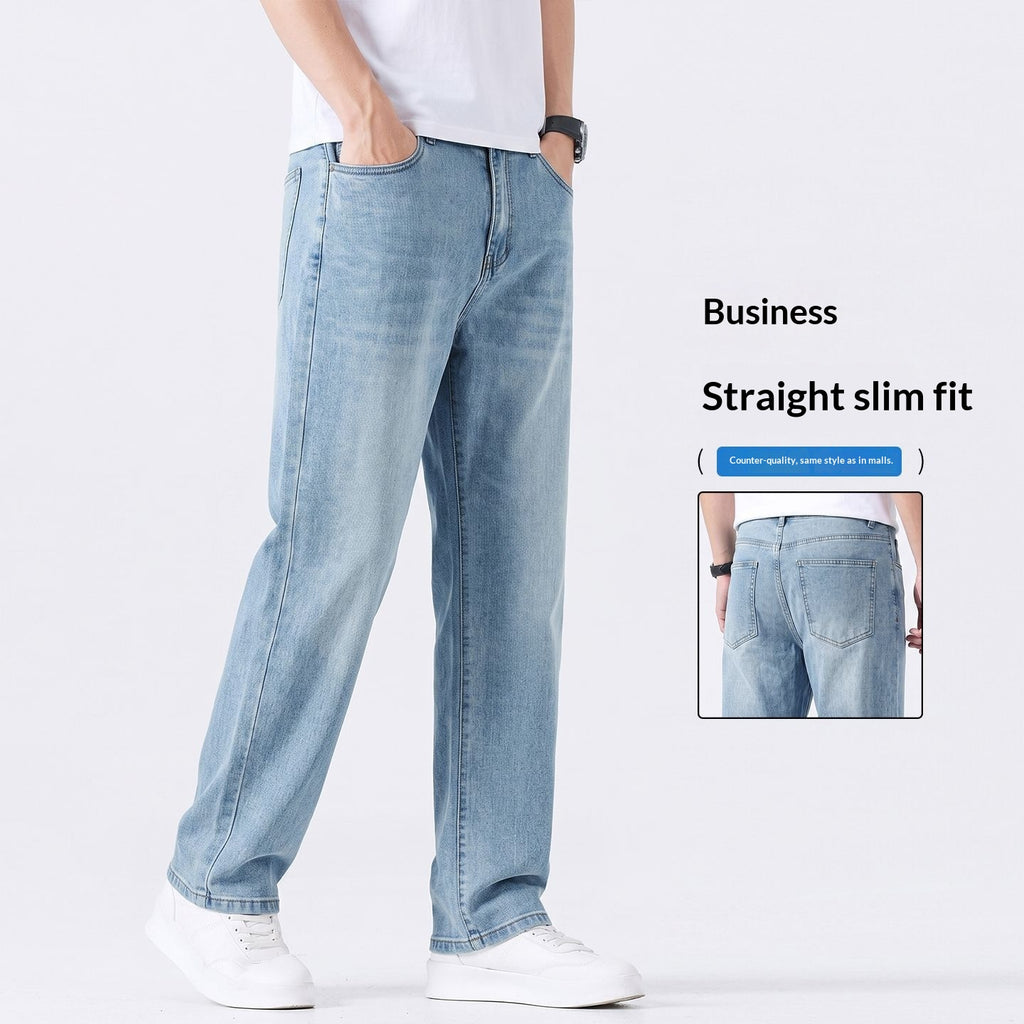 AutomneHiver Tencel Jeans pour les hommes