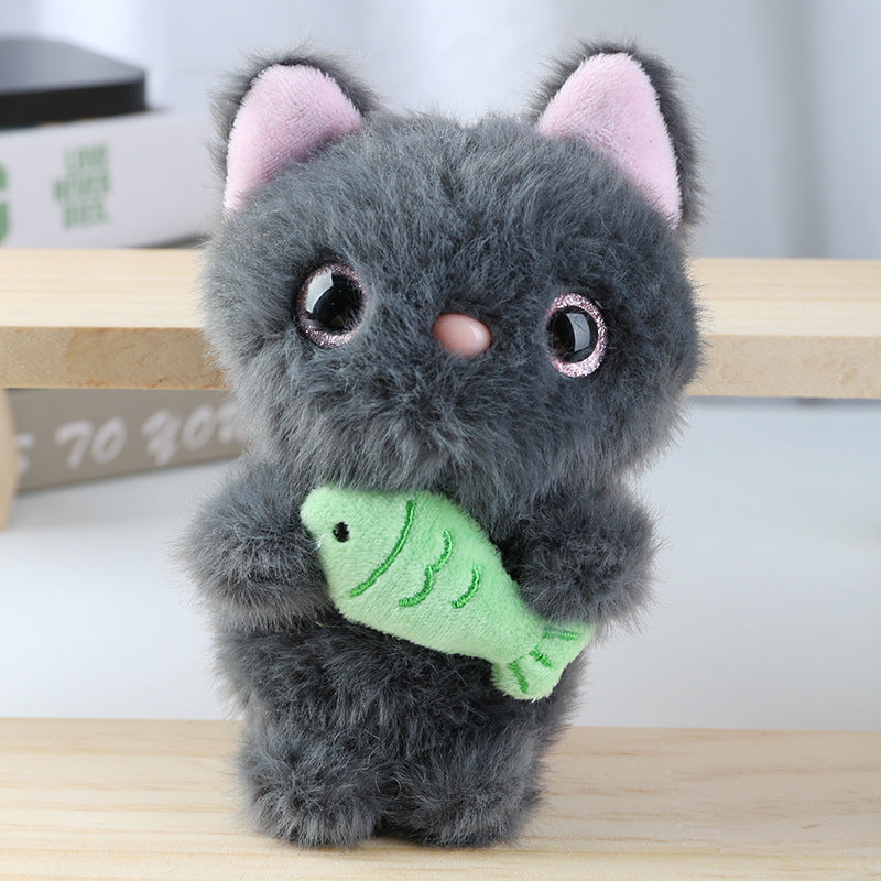 Jouet mignon et adorable en peluche pendentif petit chaton