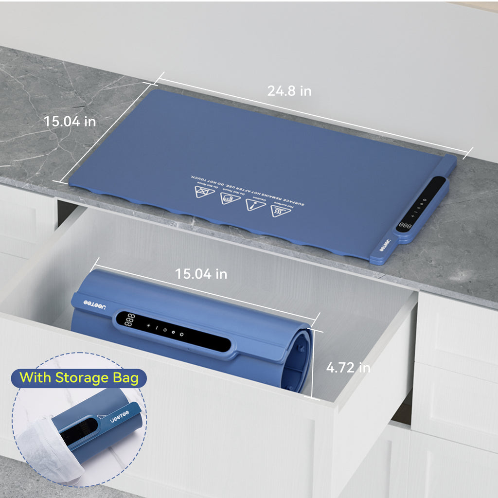 Plaque de chauffage pour aliments en silicone