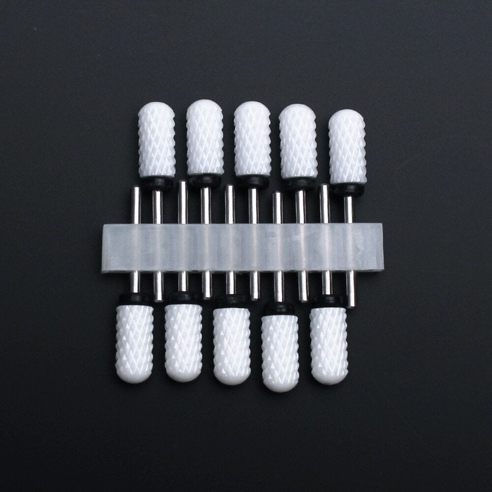 Ensemble d'outils de perceuse à ongles en céramique 10 pièces
