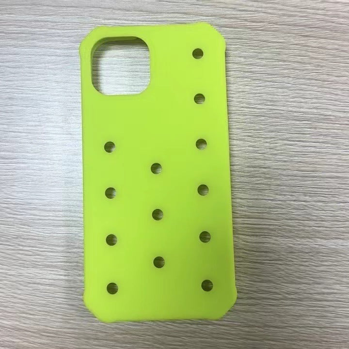 Boîtier en silicone avec trous
